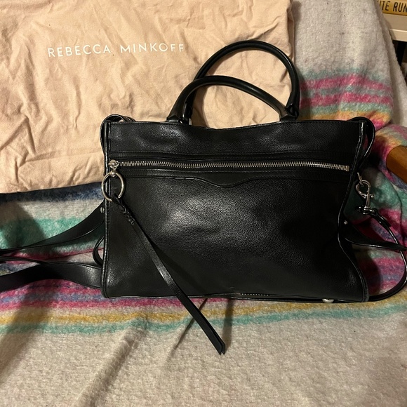 Rebecca Minkoff Large Black Shoulder/Crossbody/Hand Bag Purse - Picture 3 of 9